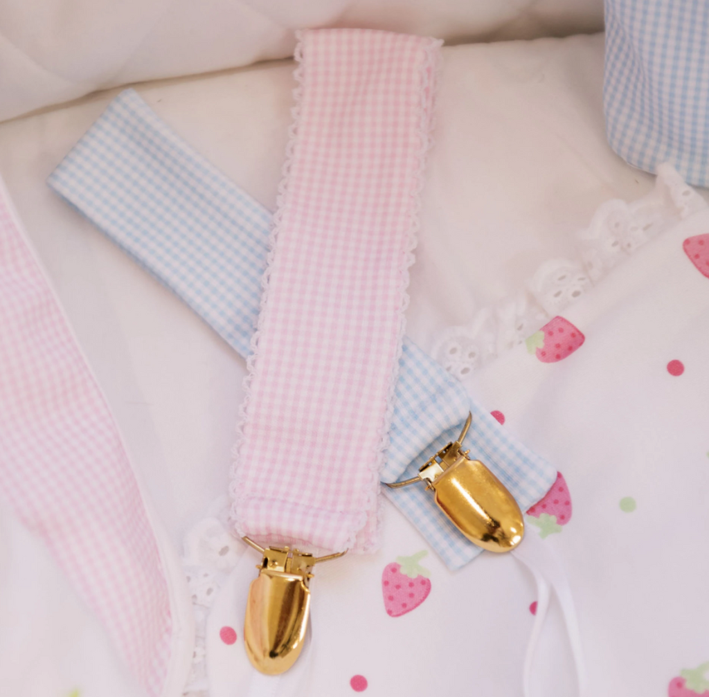 Legacy Pacifier Clip - Mini Gingham