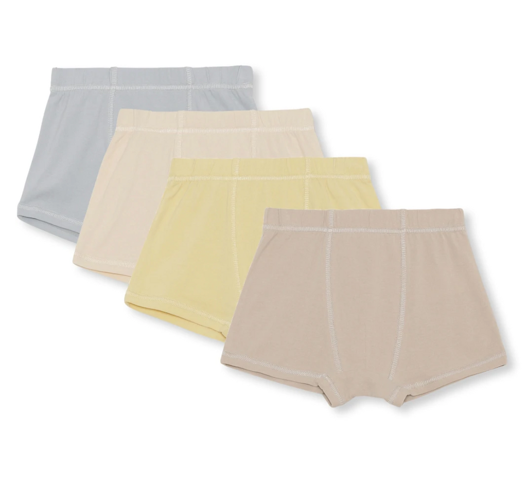 4 Pack Basic Boxers - Solid Mix