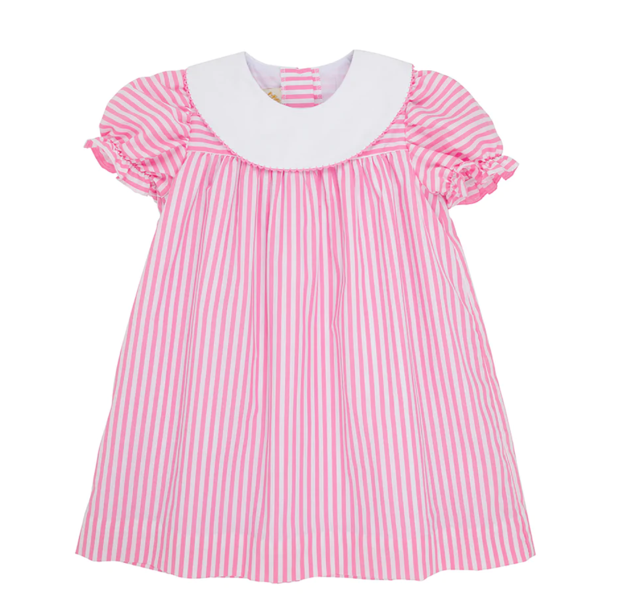 Providence Pink Stripe Calloway Collar Dress