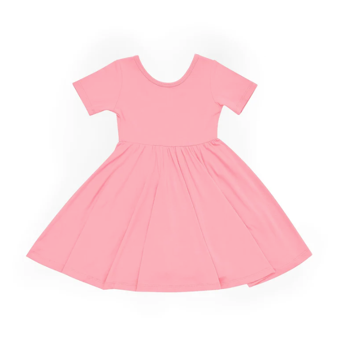 Kyte Twirl Dress in Rose