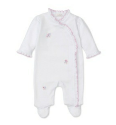 Kissy Kissy Floral Fantasy Hand Emb. Footie