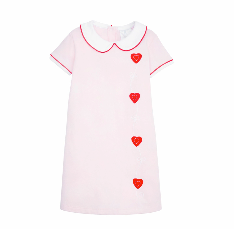 Applique Libby Dress - Hearts