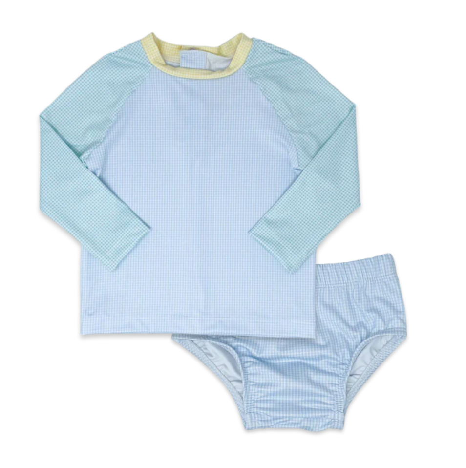 Sun & Sand Rash Guard Set Boy - Color Block