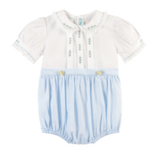 Girls Mock White/Blue