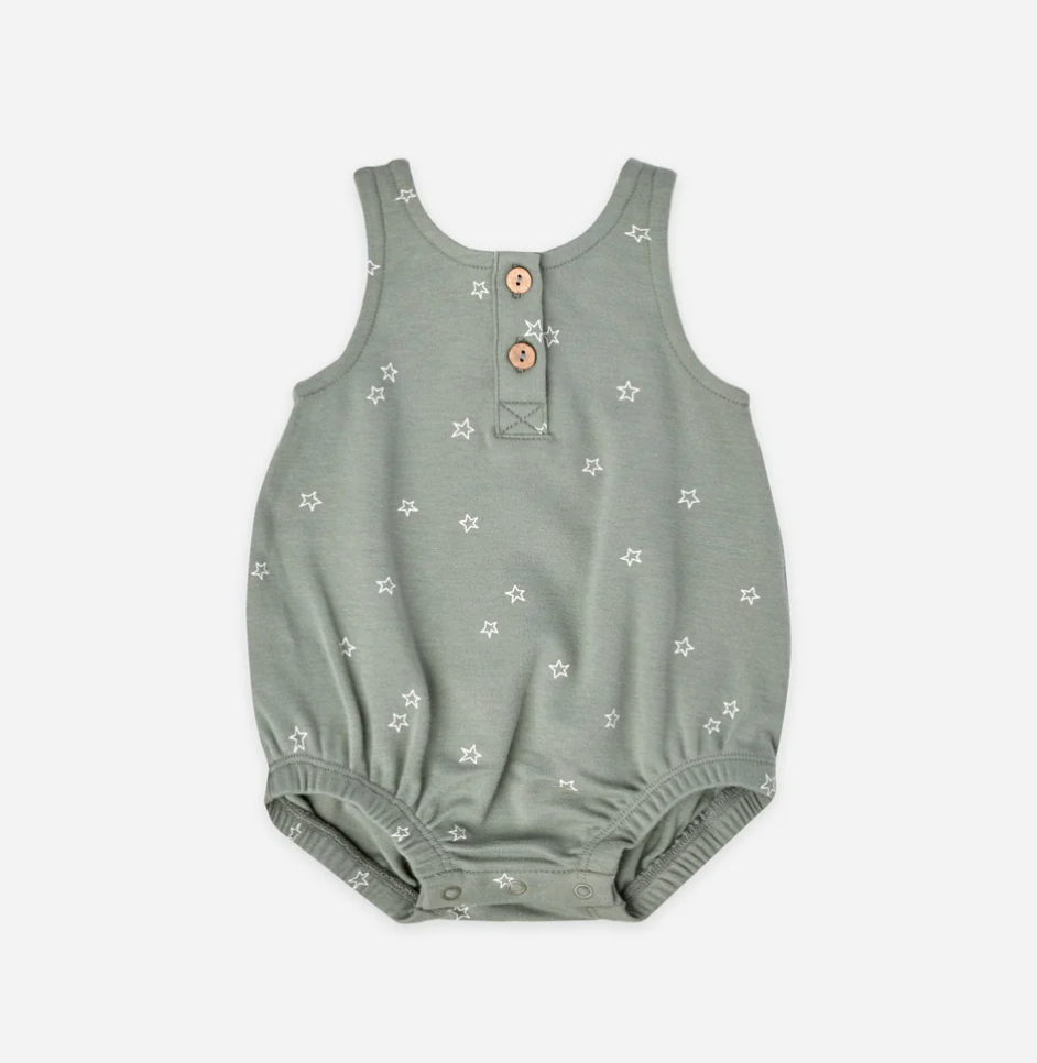 Sleeveless Bubble Romper | Stars