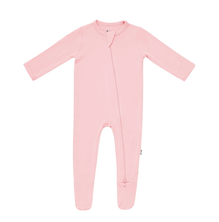 Kyte Zippered Footie in Crepe