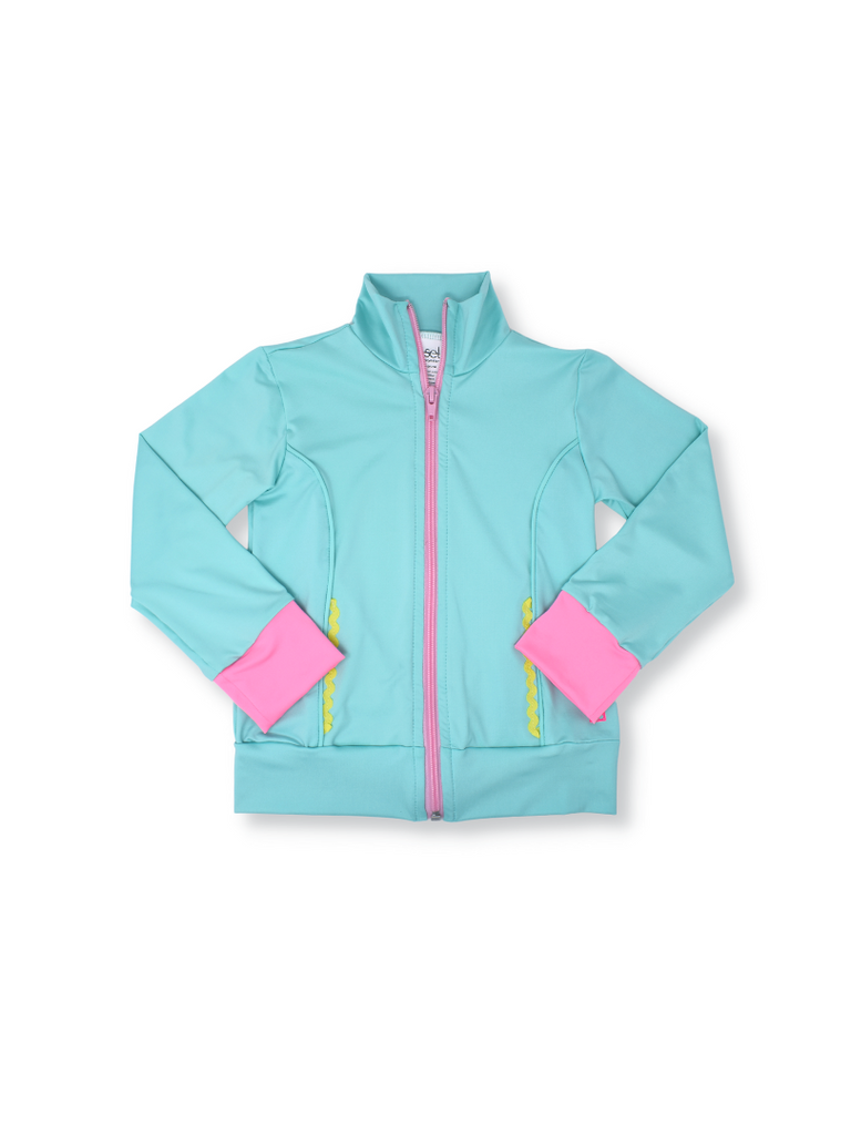 Juliet Jacket - Mint/Pink