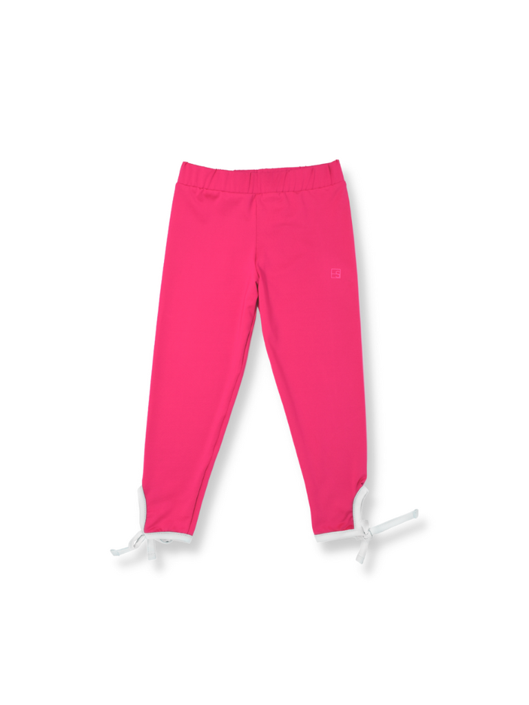 Avery Legging - HPink/White