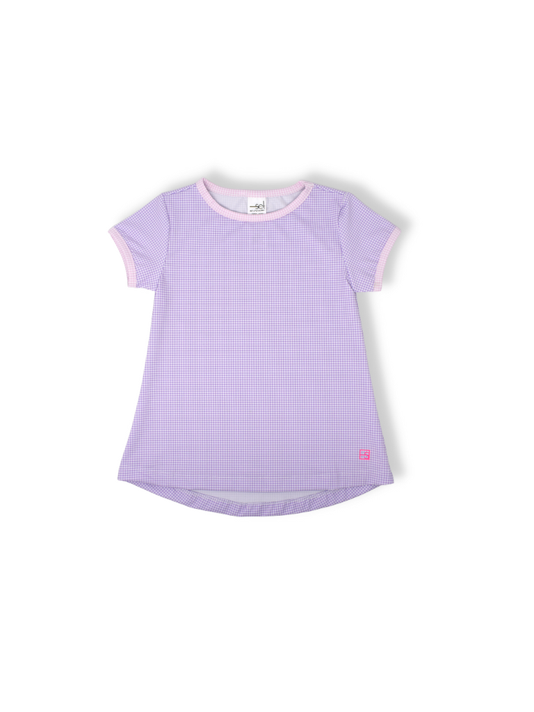 Bridget Basic T - Lav MG/Pink MG