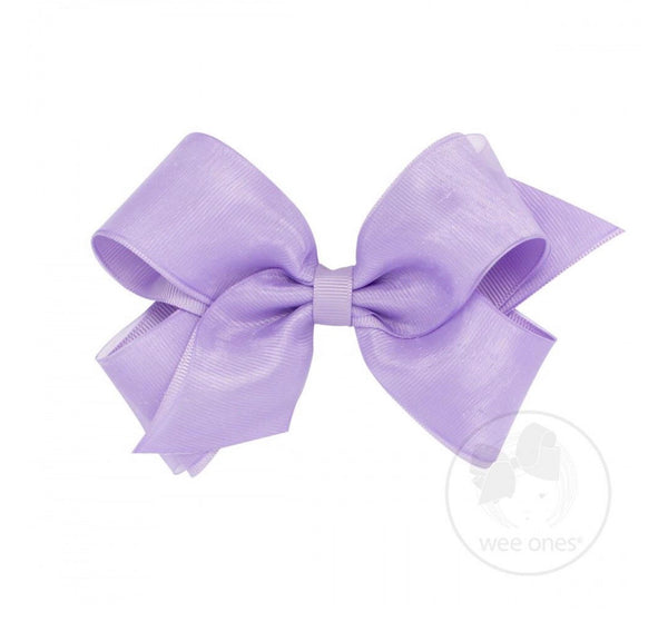 Extra Small Organza Overlay Bow