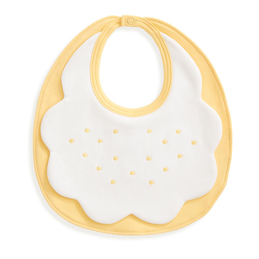 Pima & Terry Bib Dot Embroidery