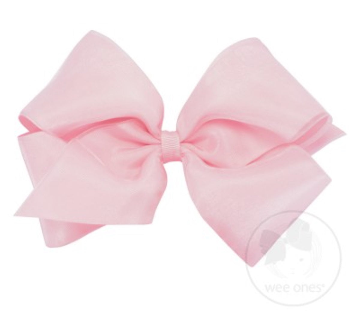 Medium Organza Overlay Bow