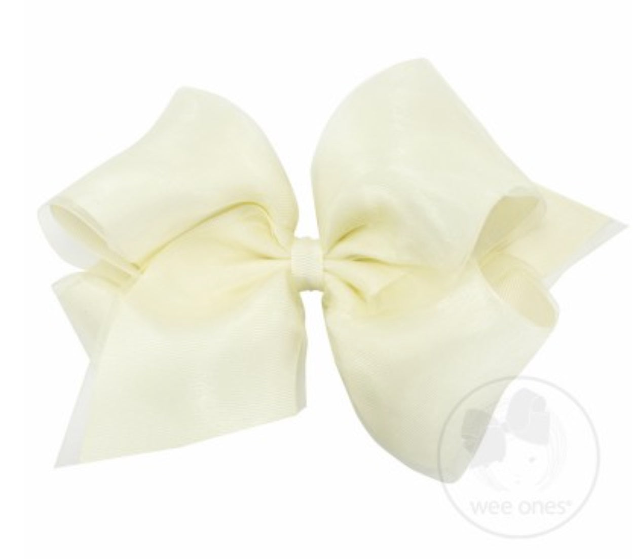 King Organza Overlay Bow