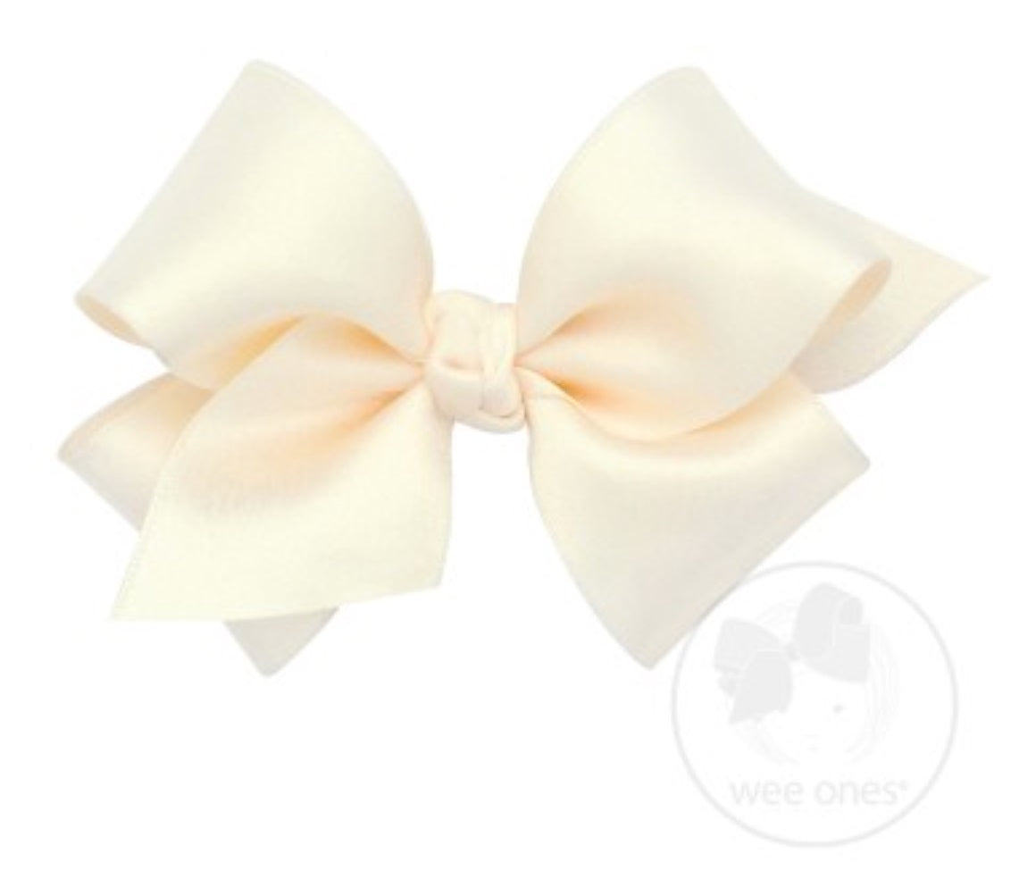 Small Classic French Satin Bow