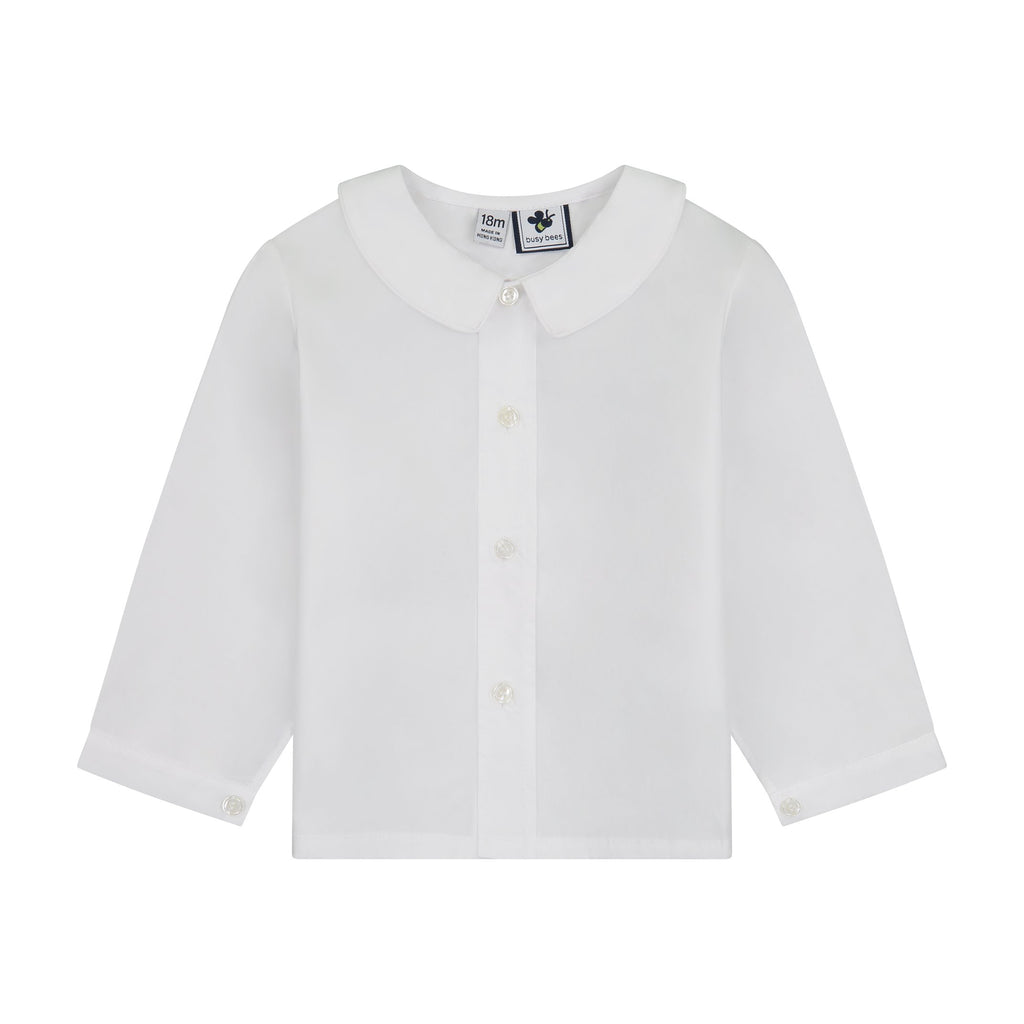Peter Pan Collar Shirt - White