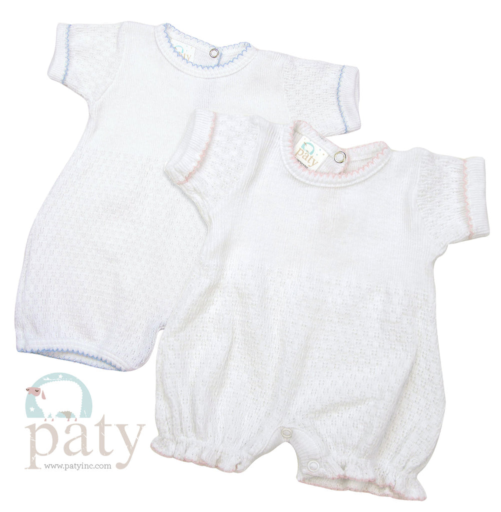 Cuffed White Bubble White Trim